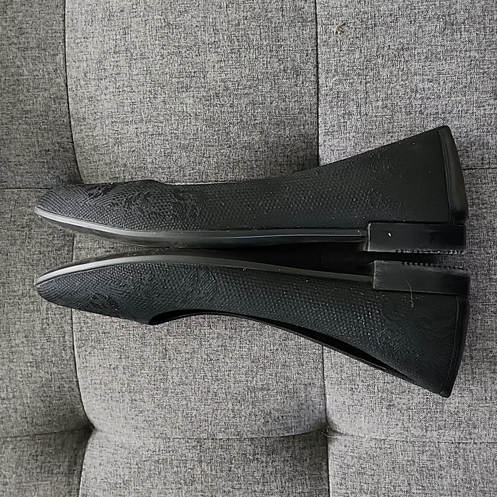 Black ballerina ecco shoes - 7 and 7.5